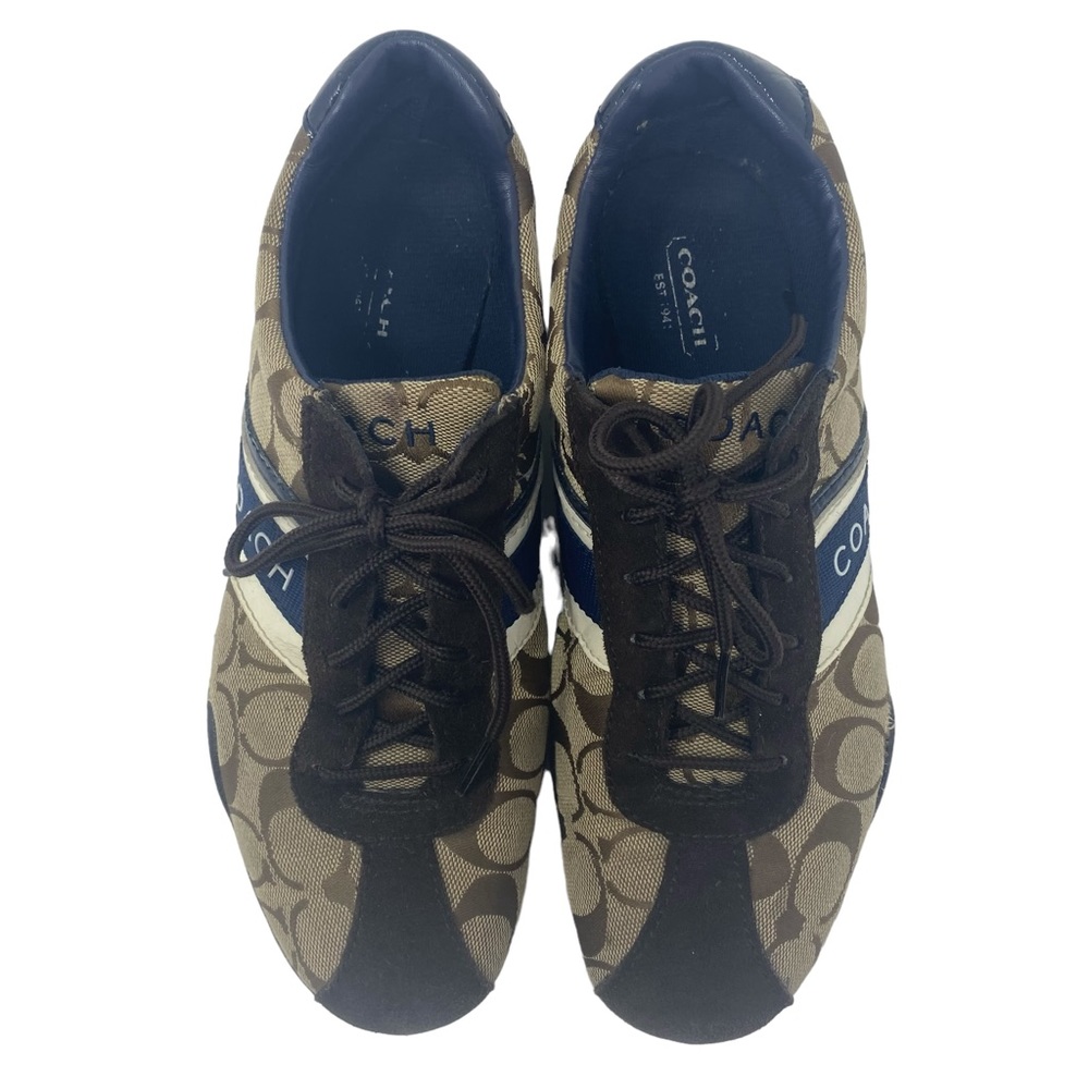 Coach Womens JAYME Signature Lace Up Sneaker Running Shoe Size 8 - Picture 3 of 11